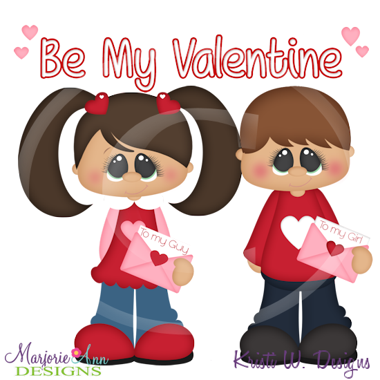 Holiday Kids~Valentine SVG Cutting Files Includes Clipart - Click Image to Close